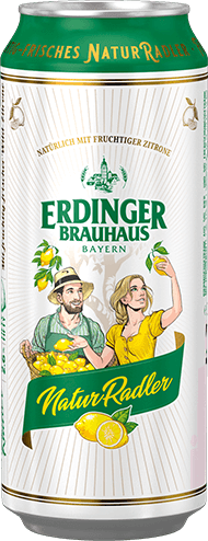 ERDINGER Brauhaus Natur Radler Dose 0.5l