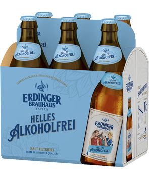 ERDINGER Brauhaus Helles Alkoholfrei Sixpack 0.5l