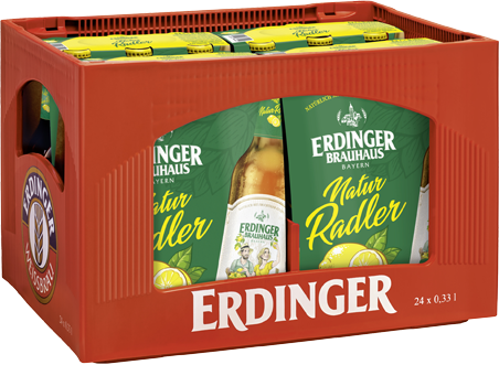 ERDINGER Brauhaus Natur Radler Kasten Sixpack 0,33l