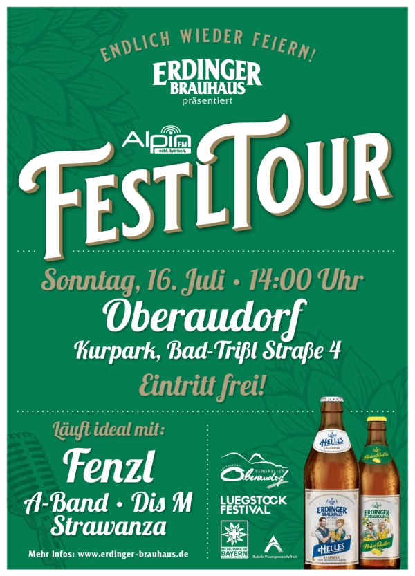 Alpin FM Festl Tour mit ERDINGER Brauhaus