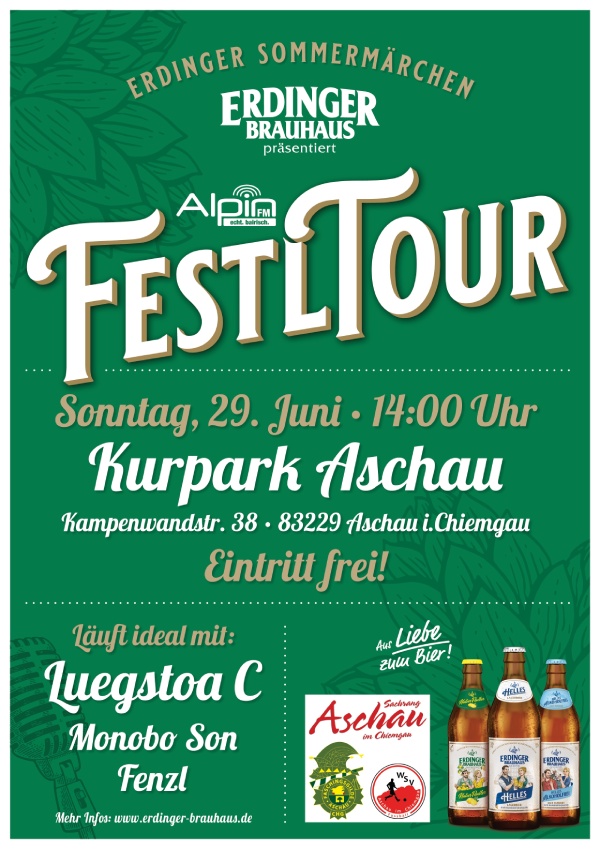 Alpin FM FestlTour mit ERDINGER Brauhaus