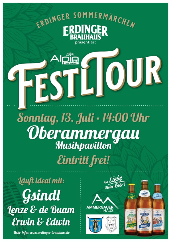 Alpin FM FestlTour mit ERDINGER Brauhaus